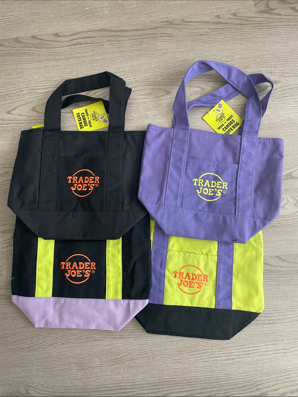 Trader Joe's Mini Tote Bags Set
